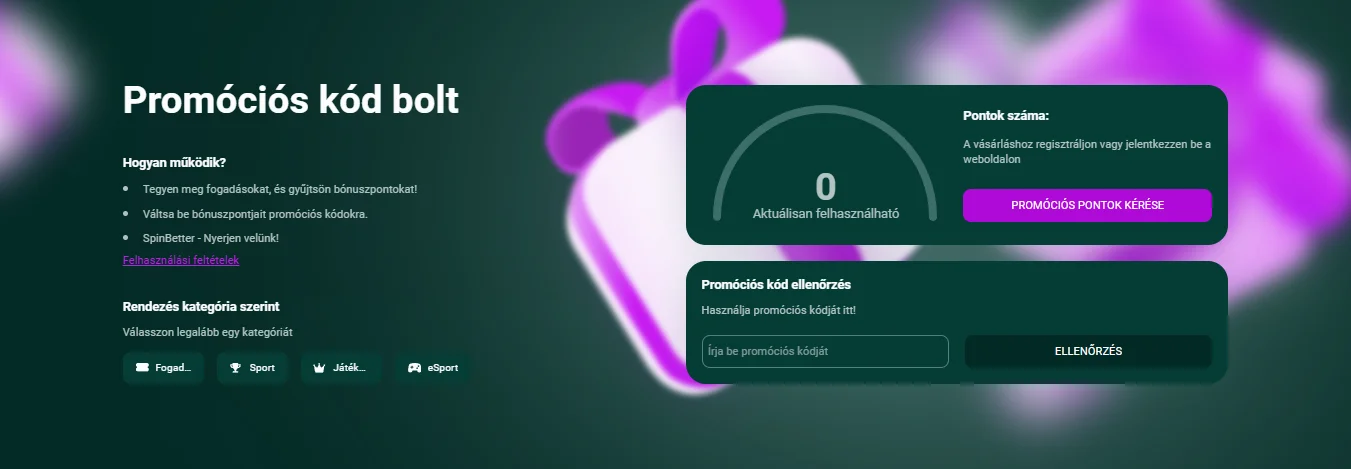SpinBetter promo code